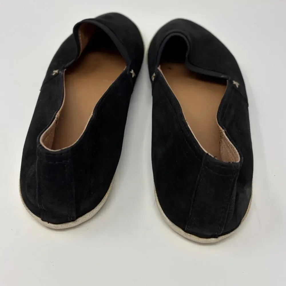 Frye black suede